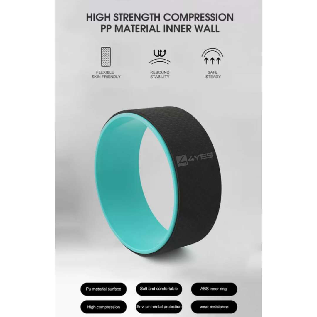 Premium TPE Yoga Wheel – Enhance Your Flexibility & Strength