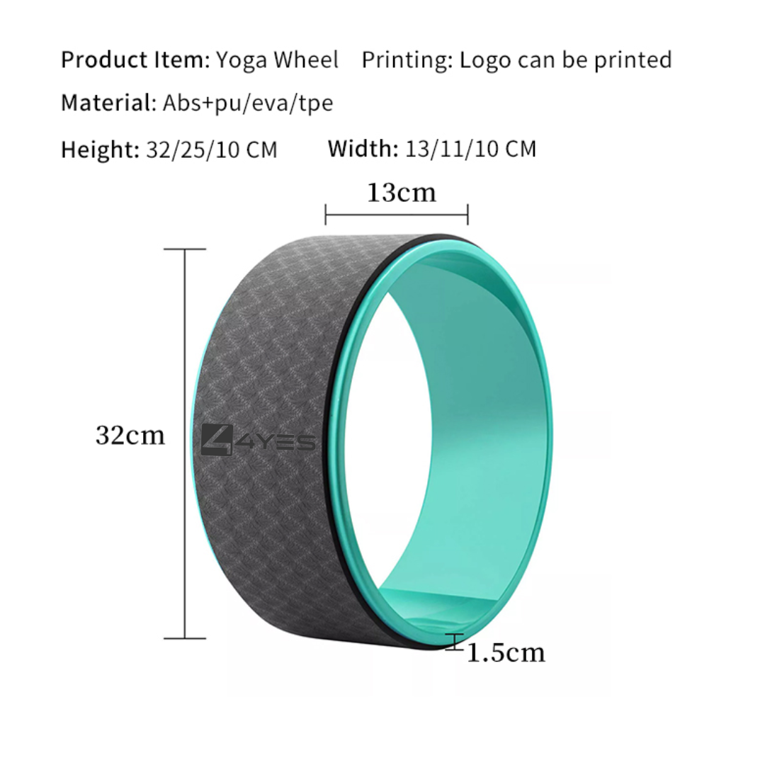 Premium TPE Yoga Wheel – Enhance Your Flexibility & Strength