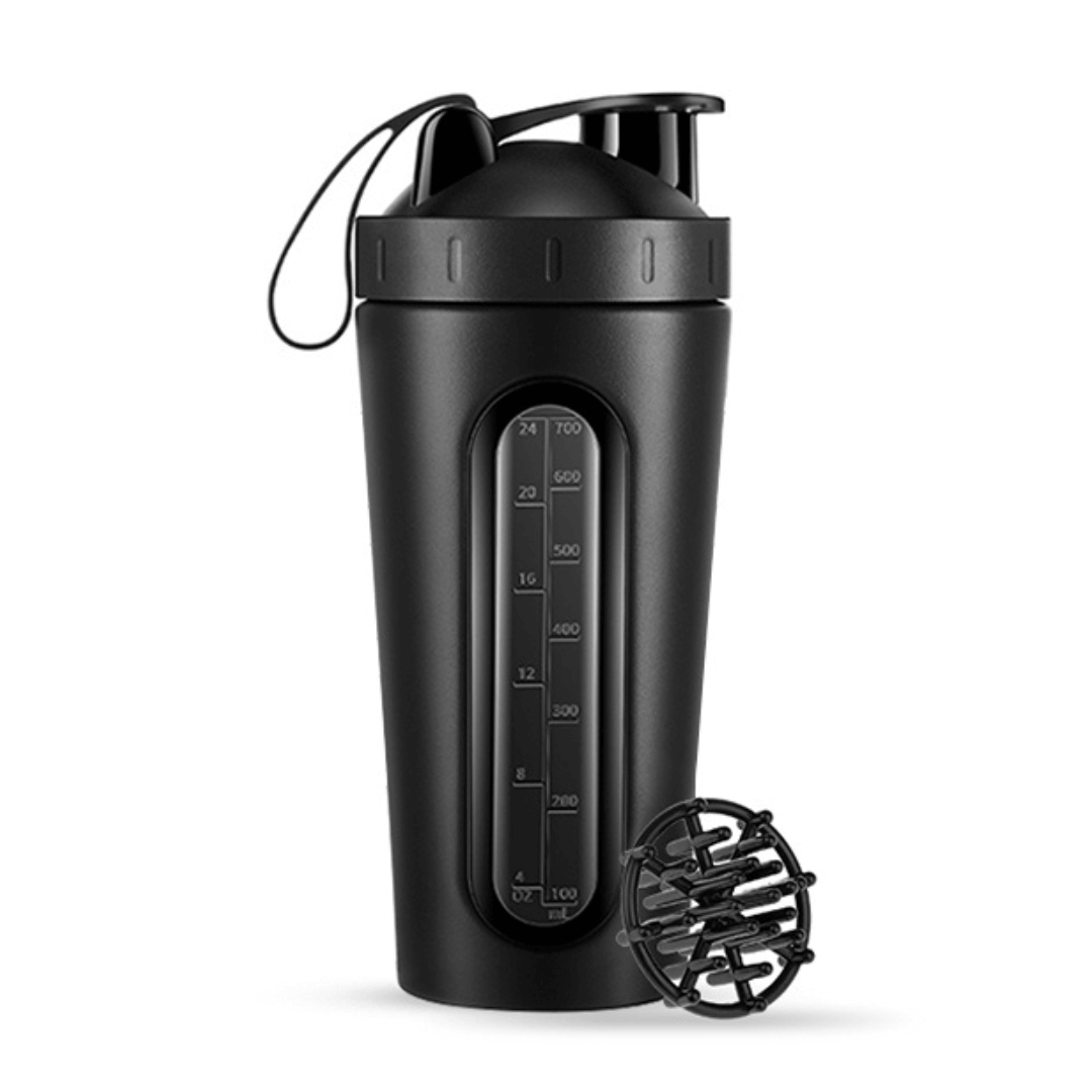 Stainless Steel Gym Protein Shaker Bottle