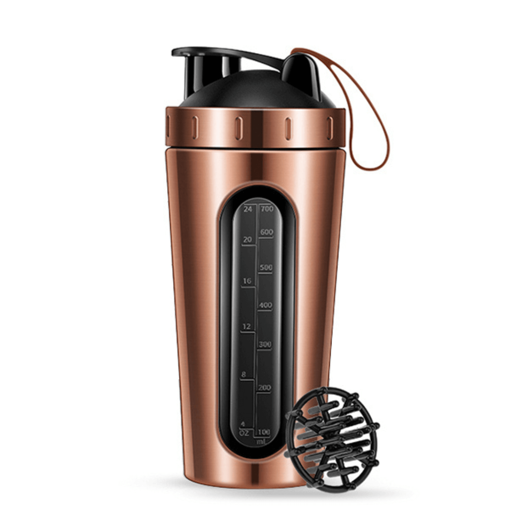 Stainless Steel Gym Protein Shaker Bottle