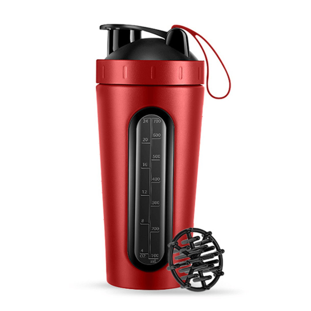 Stainless Steel Gym Protein Shaker Bottle