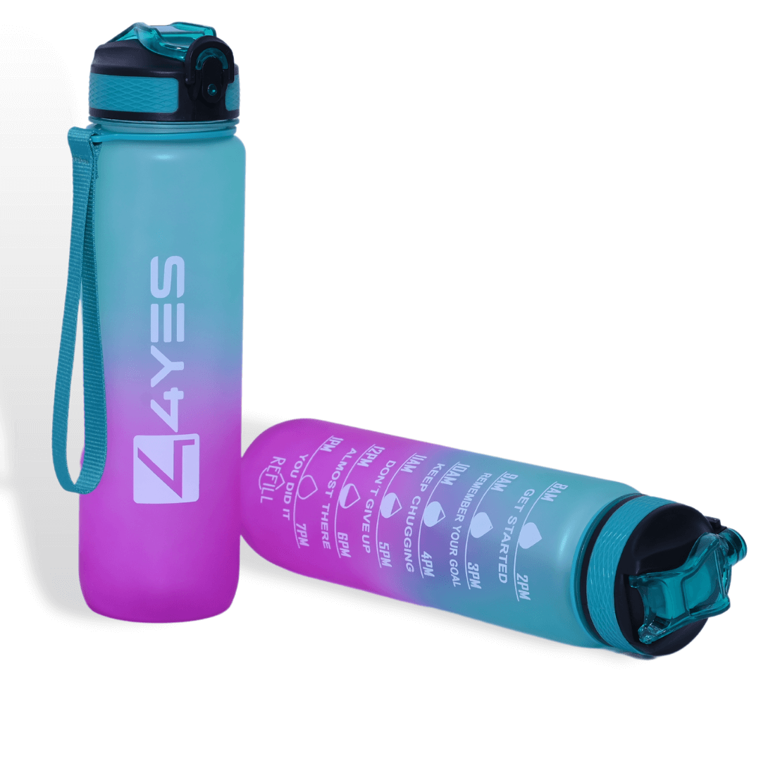 BPA Free, Motivational Sports Water Bottle for Fitness, Gym & Outdoor