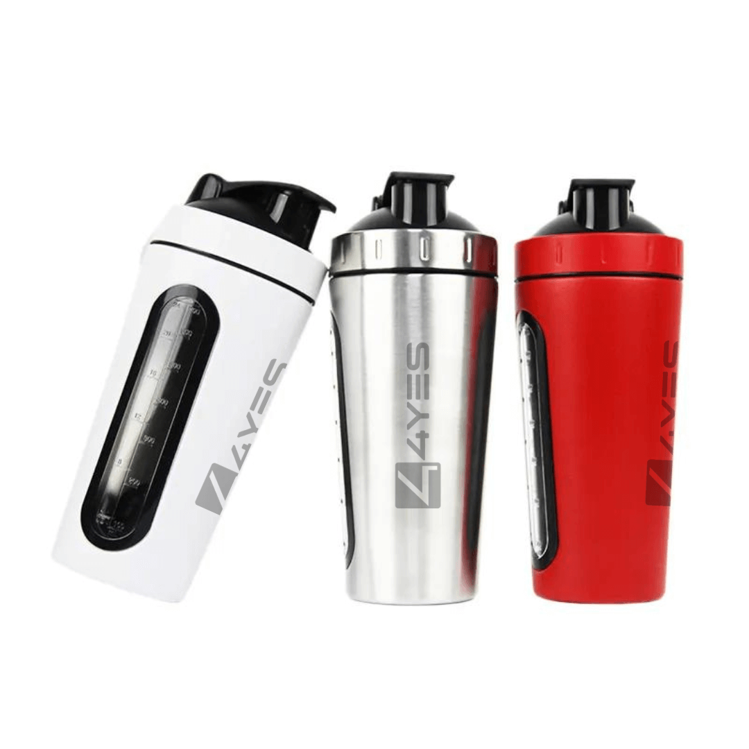 Stainless Steel Gym Protein Shaker Bottle