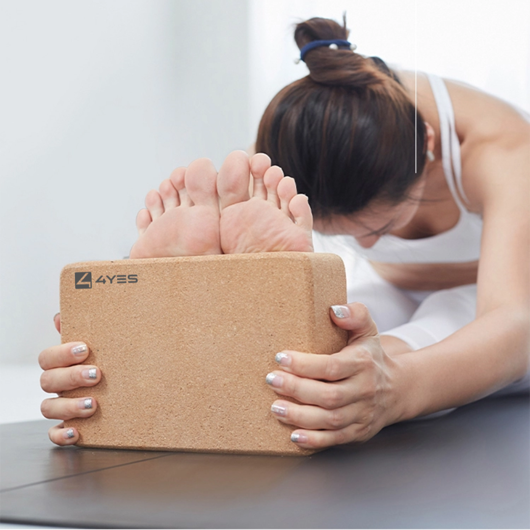 Natural Cork Yoga Block Set Of 2