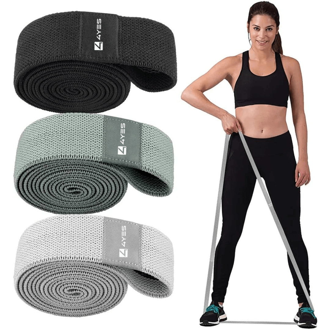 Fabric Hip Resistance Band Set Of 3