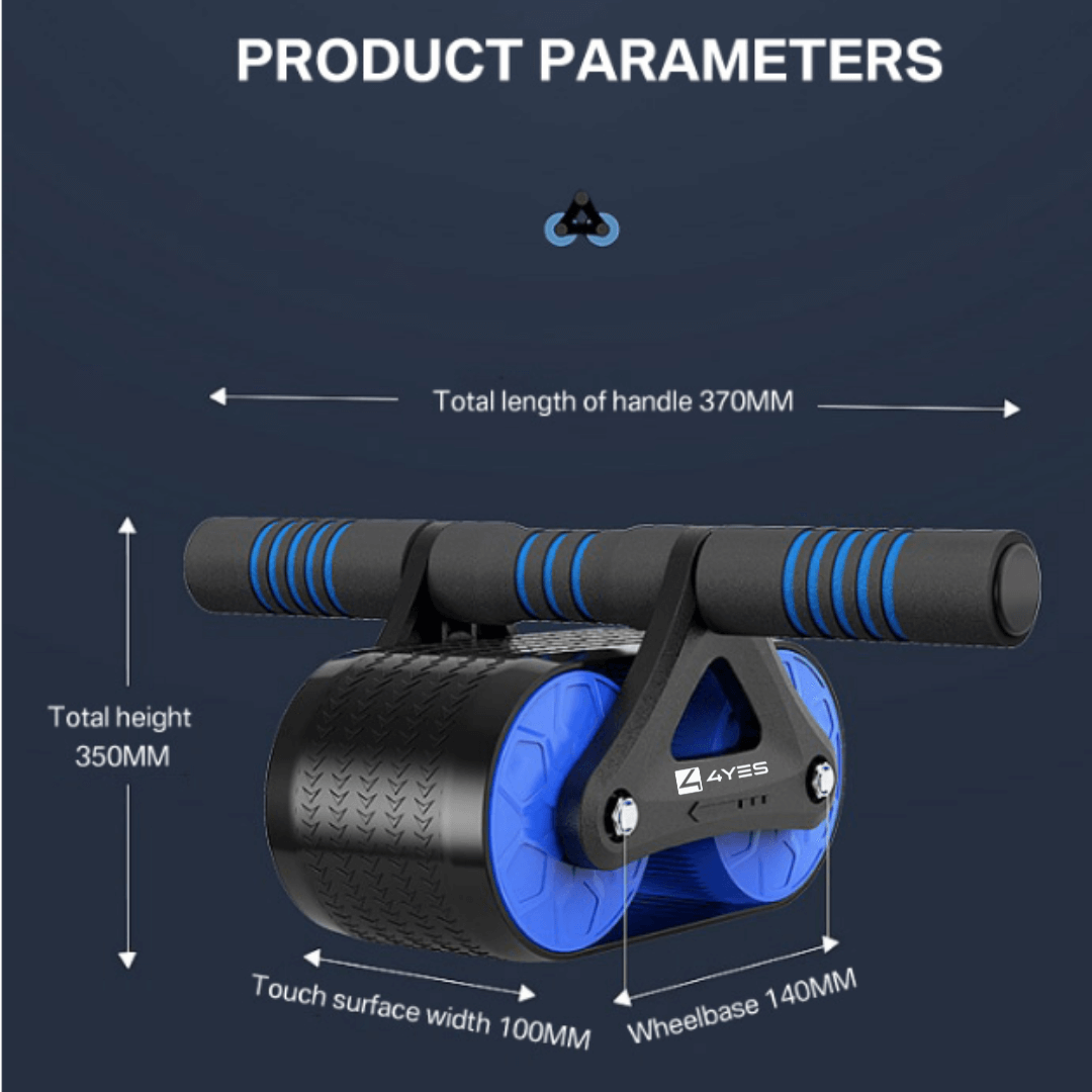 Ab Roller Wheel With Automatic Rebound