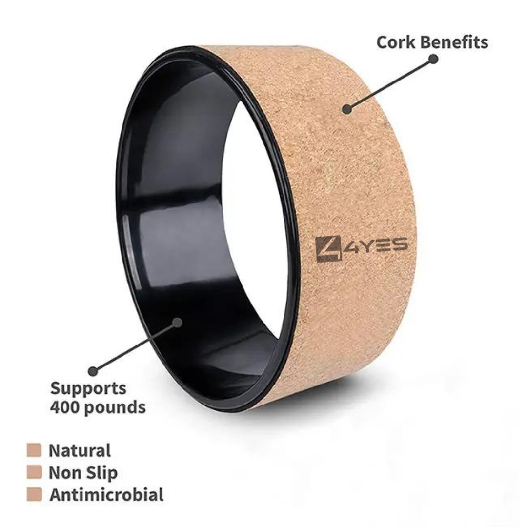 Cork Yoga Wheel