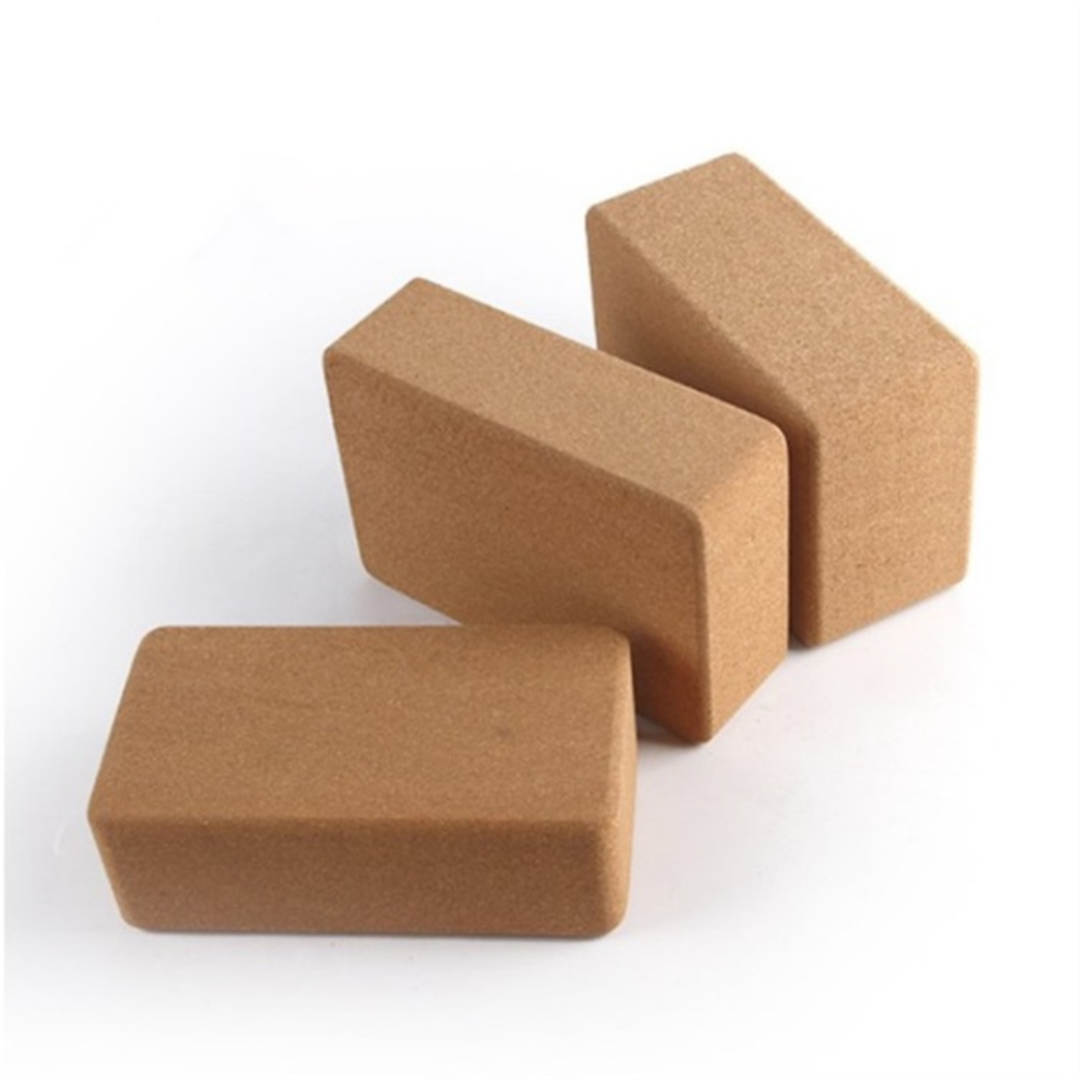 Natural Cork Yoga Block Set Of 2