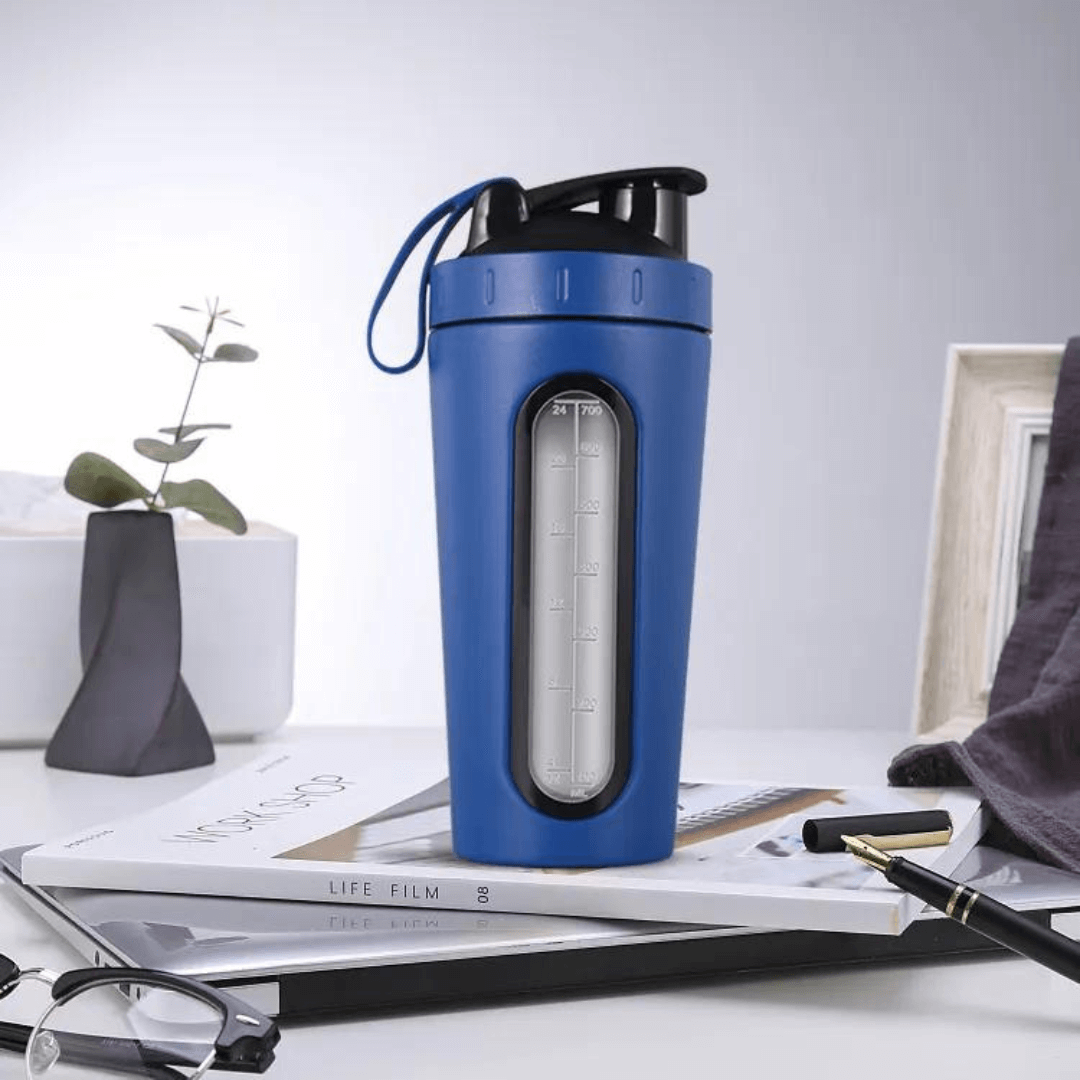 Stainless Steel Gym Protein Shaker Bottle